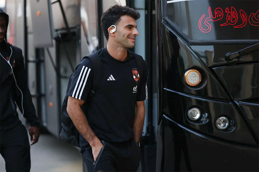 دوري أبطال إفريقيا| الأهلي يصل استاد القاهرة