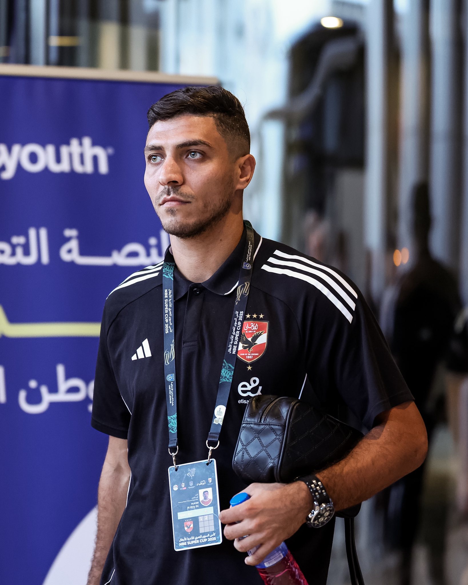 السوبر المصري| محمد شريف: نستحق الفوز باللقب.. ونعد الجماهير بالمزيد من البطولات