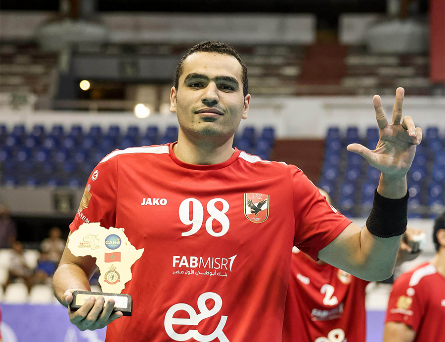 رجال يد الأهلي| «كاستيلو» يفوز بجائزة أفضل لاعب في نهائي إفريقيا