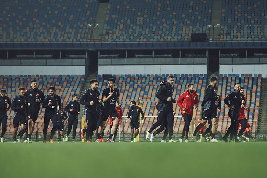 دوري أبطال إفريقيا| الفريق يختتم مرانه استعدادًا لمباراة شباب بلوزداد الجزائري