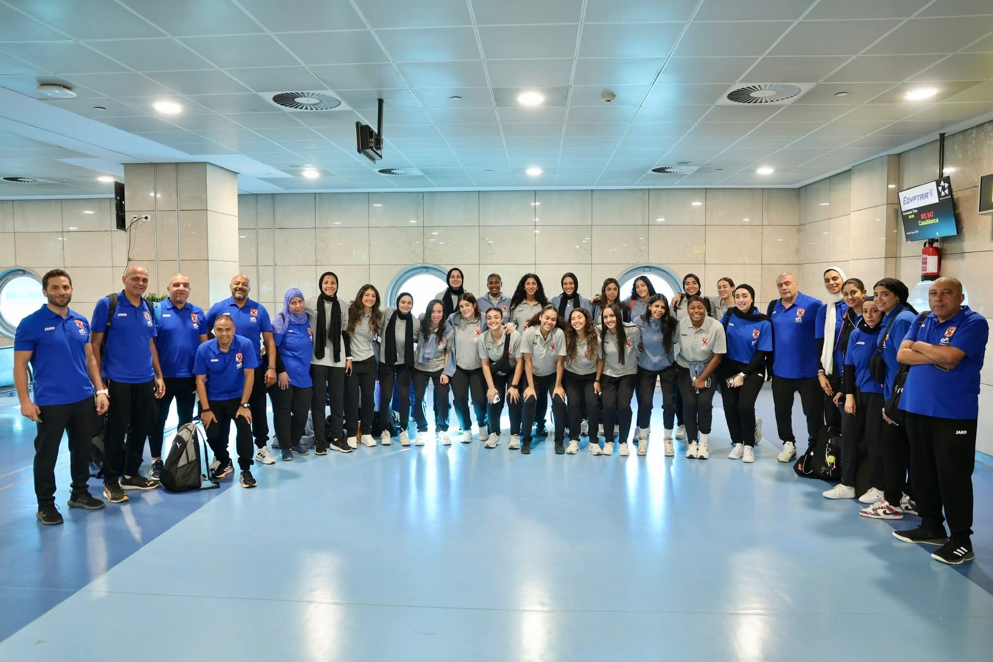 بعثة «سيدات يد الأهلي» تصل المغرب للمشاركة ببطولة إفريقيا