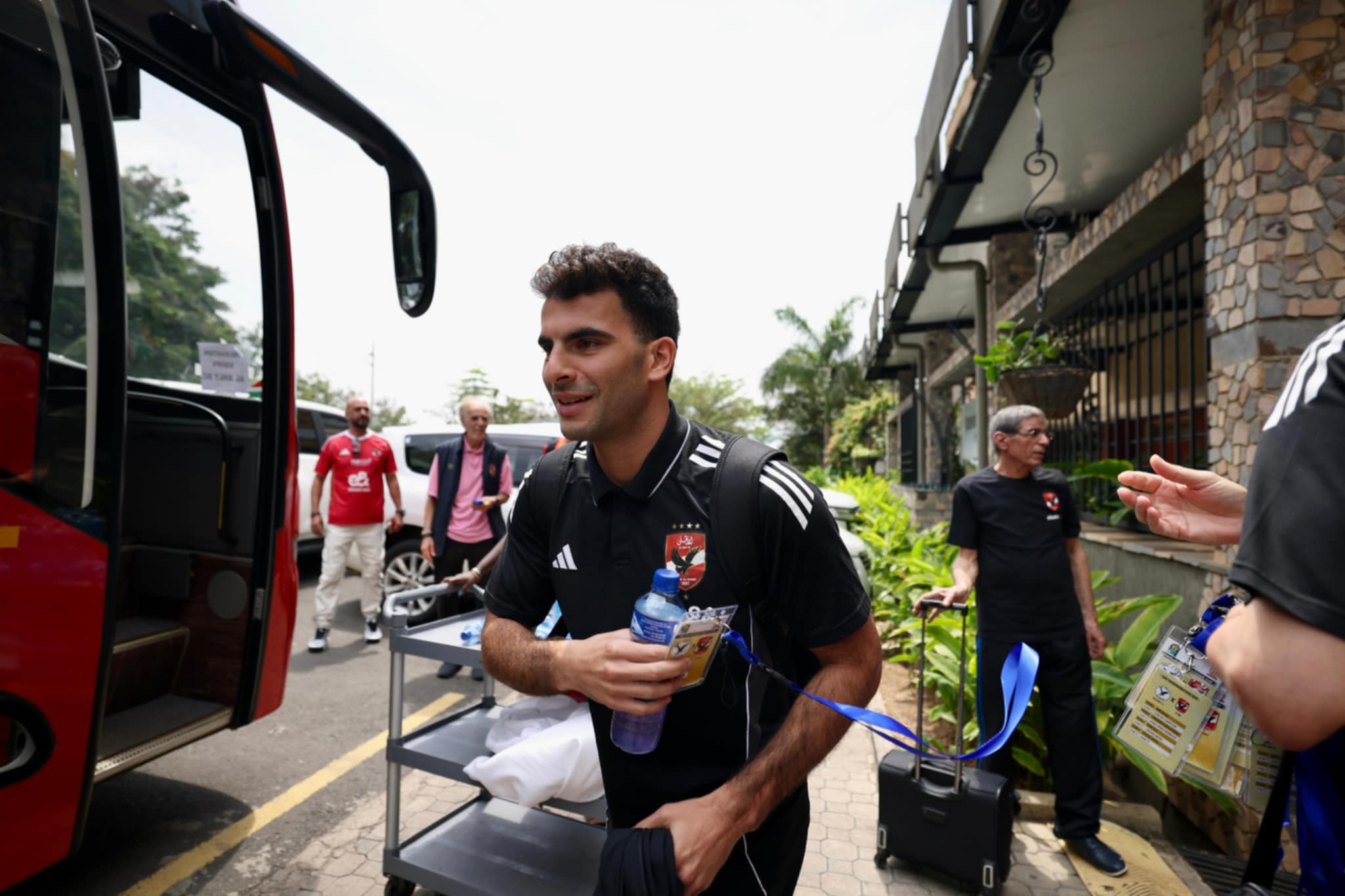 دوري أبطال إفريقيا| الأهلي يصل استاد بوجامبورا لخوض مباراة «إيجل نوار»