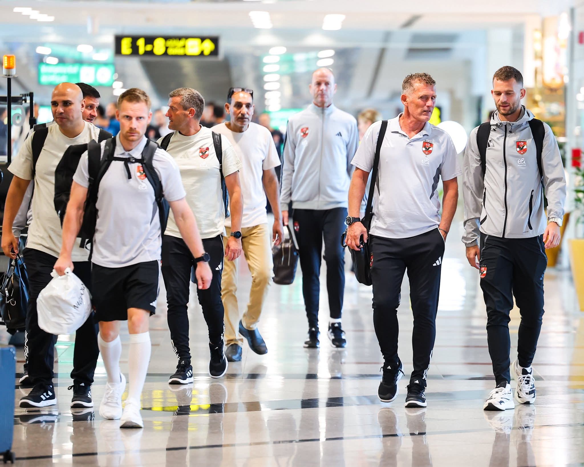 Al Ahly squad depart Cairo for Egyptian Super Cup in UAE