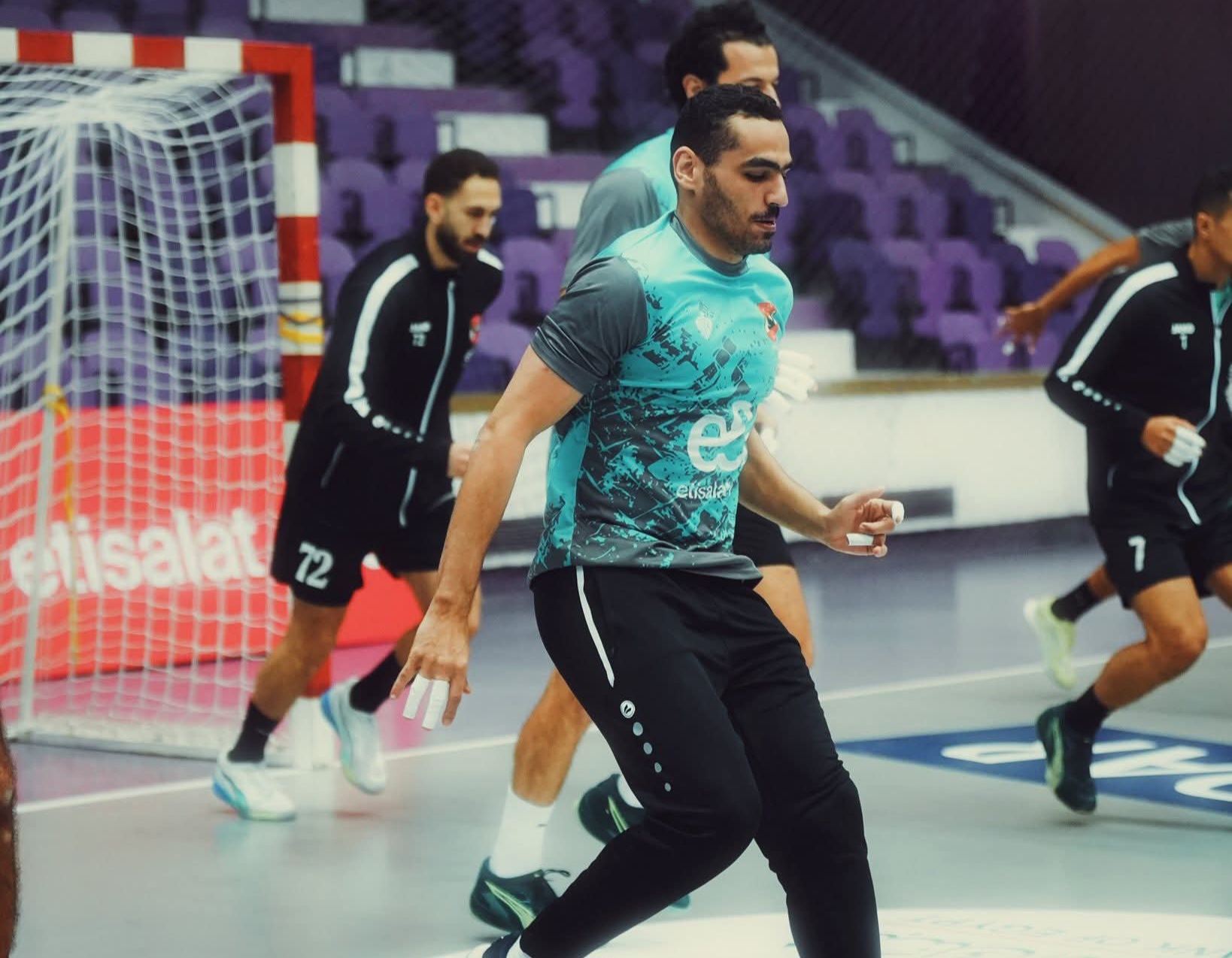 ‏‎مران بدني في الجيم لـ«رجال يد الأهلي»