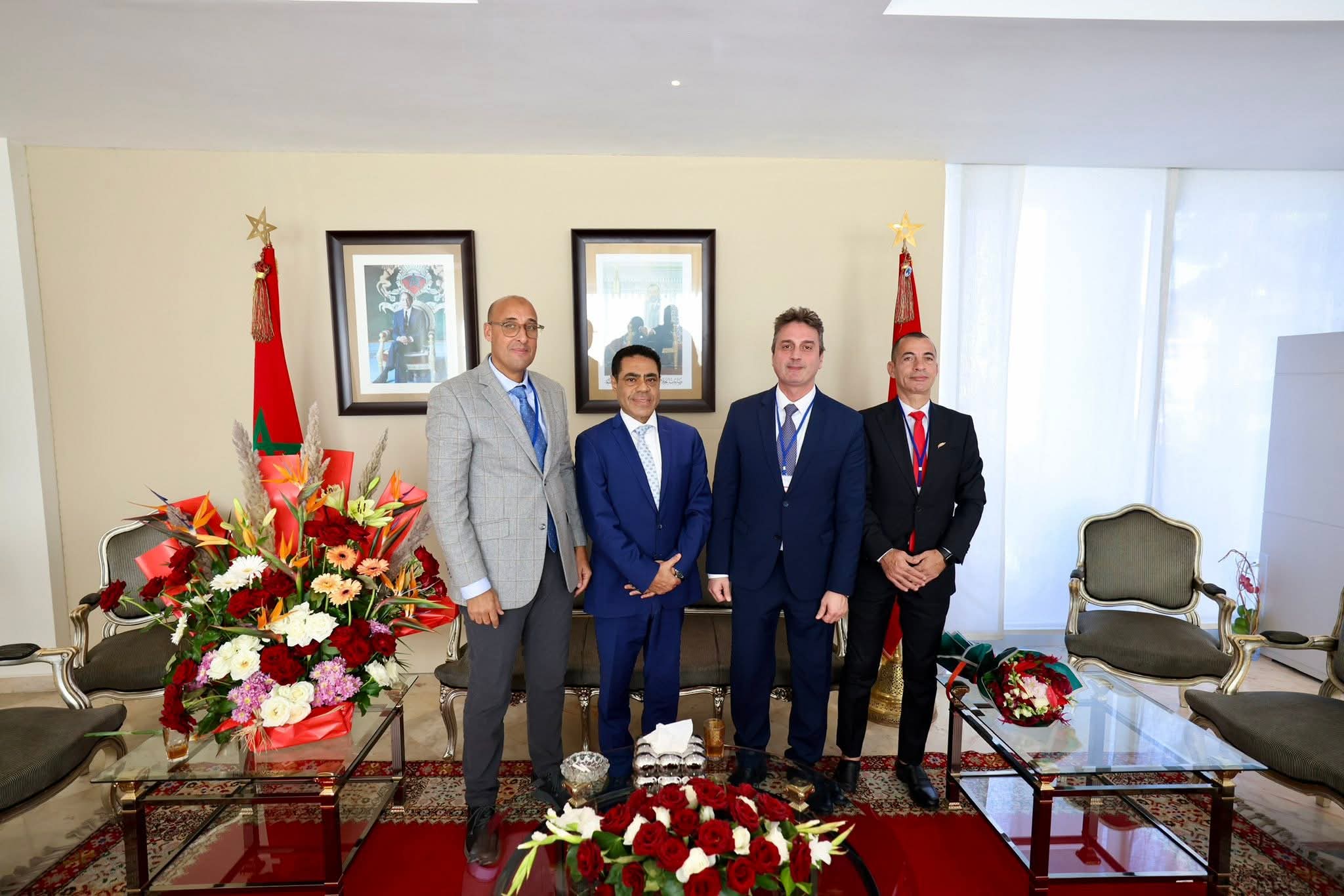 Accueil protocolaire pour Al Ahly à l’aéroport de Rabat