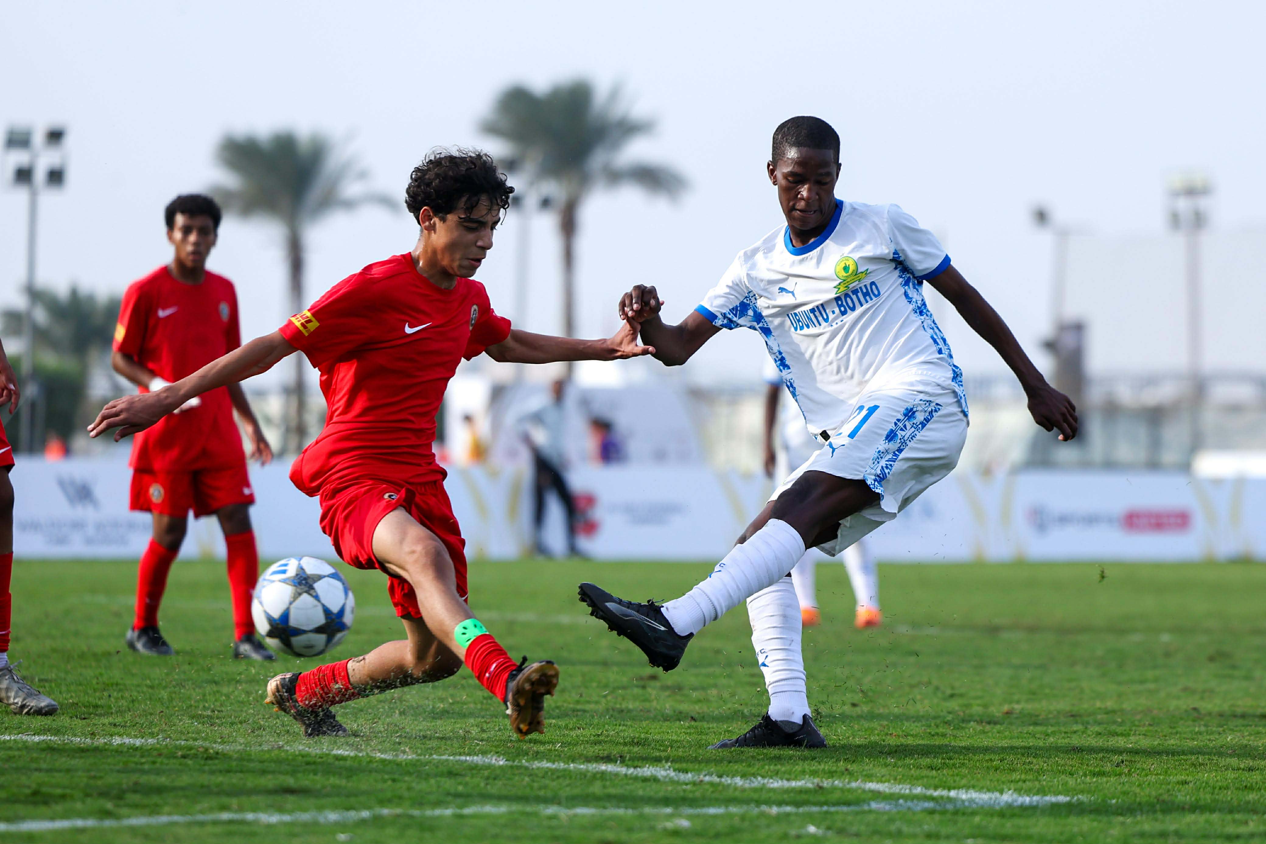 بطولة الأهلي الدولية| أكاديمية رايت تو دريم تتعادل سلبيا مع ماميلودي صن داونز