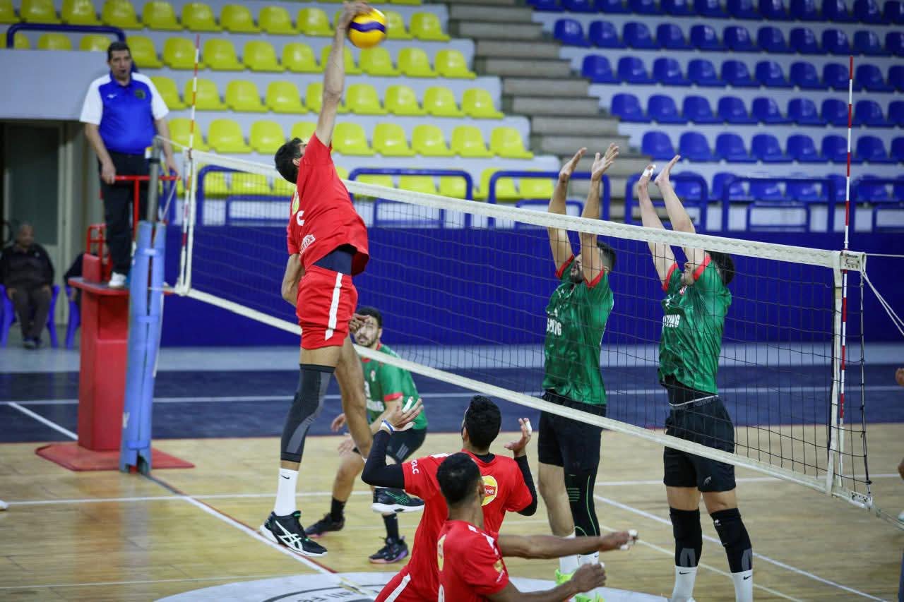 «رجال طائرة الأهلي» يفوز على سبورتنج في دوري المرتبط