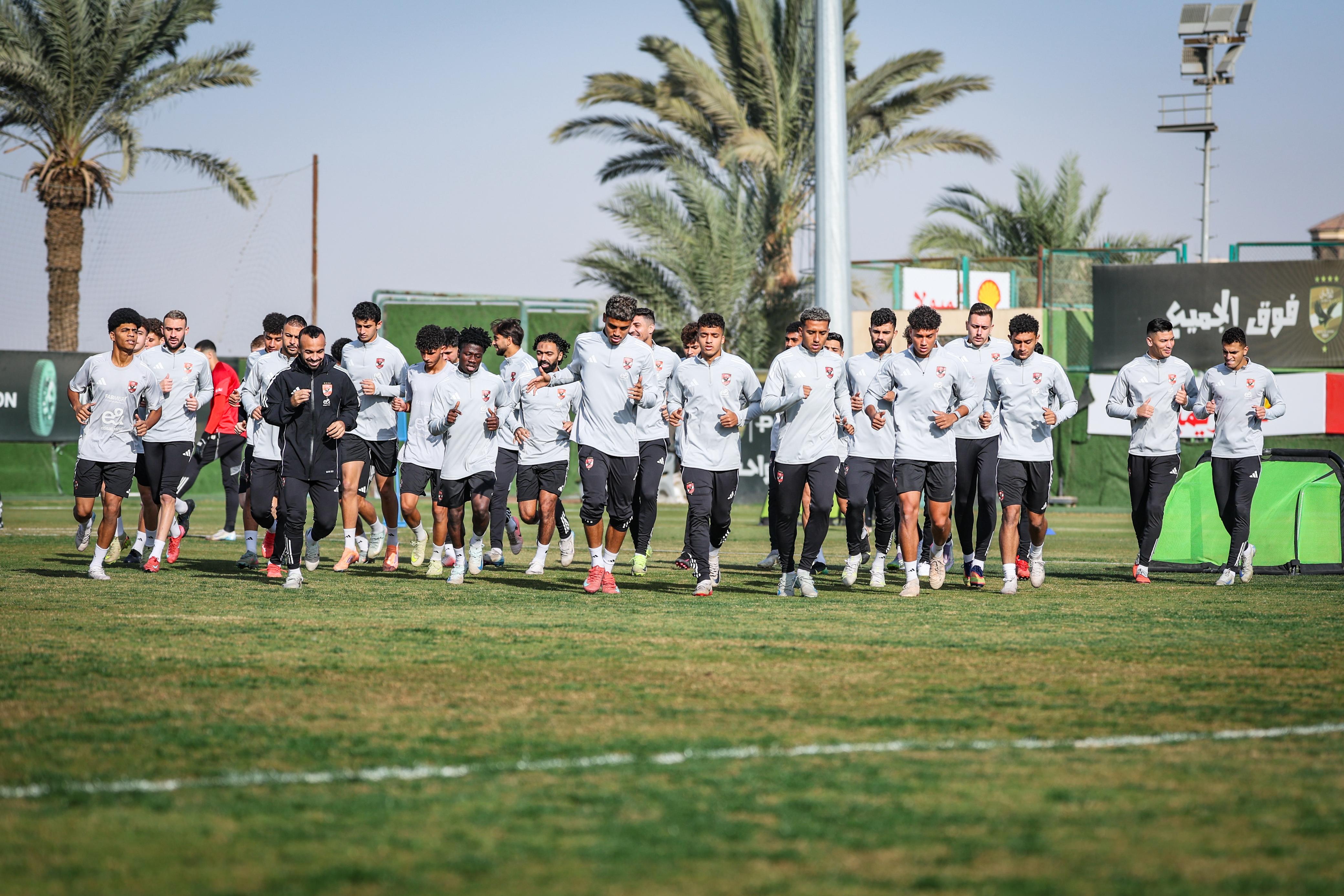 مران الأهلي| الفريق يبدأ الاستعداد لمباراة غزل المحلة