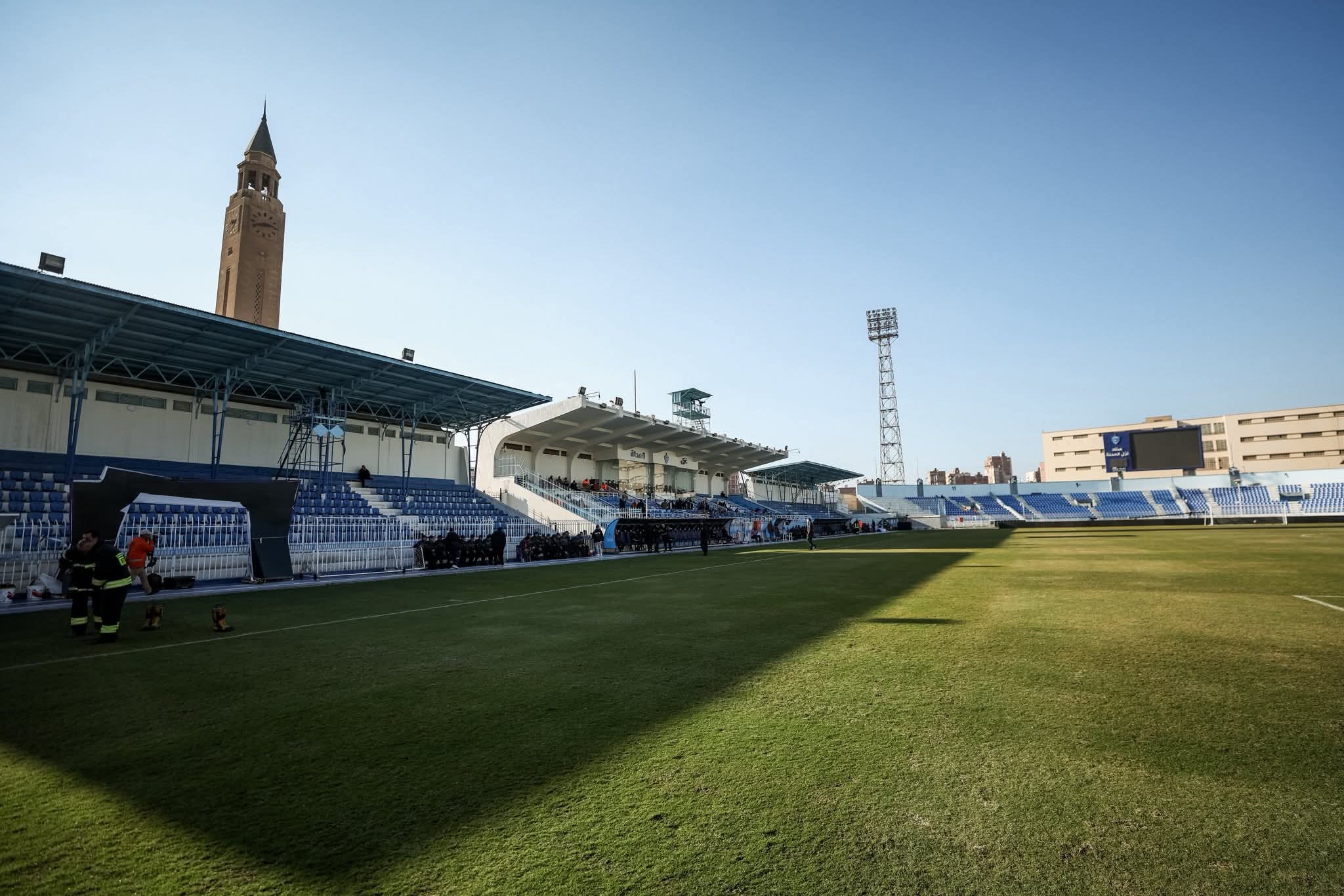 كأس عاصمة مصر| الأهلي يصل استاد غزل المحلة