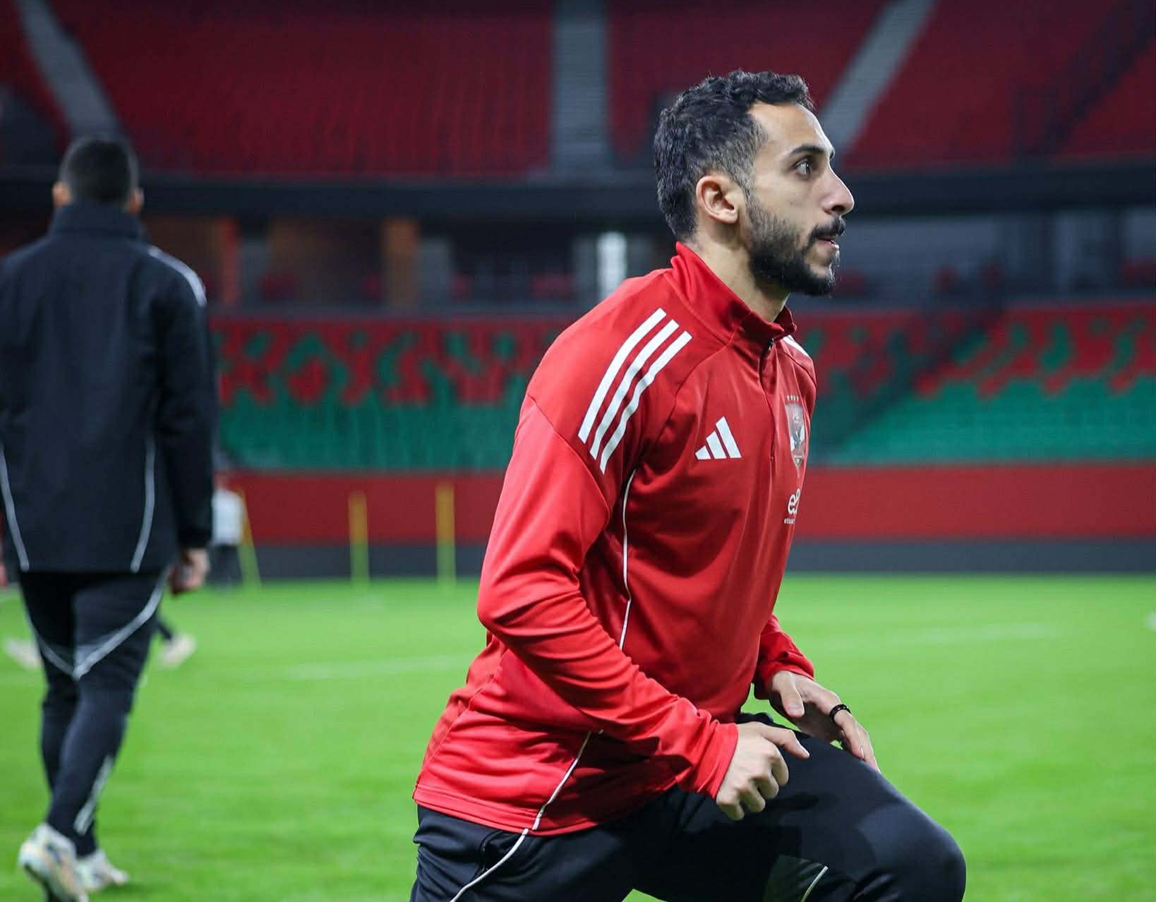 كريم فؤاد يبدأ المرحلة الثانية من العلاج الطبيعي