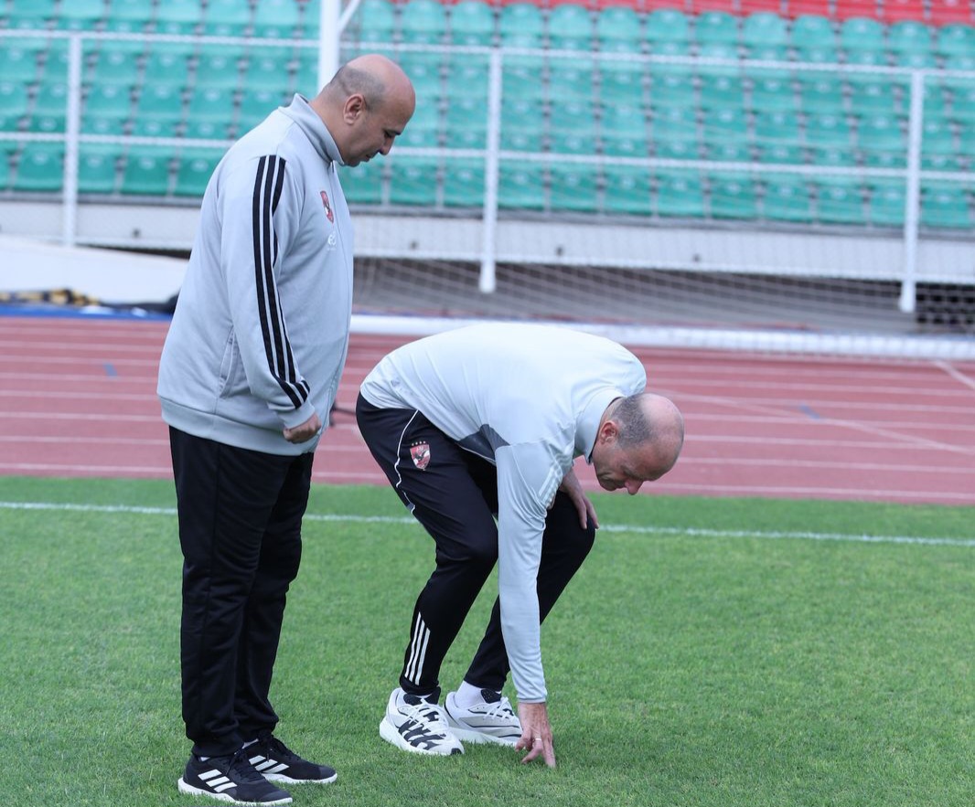 دوري أبطال إفريقيا| «توروب» و«الشناوي» يتفقدان ملعب مباراة يانج أفريكانز