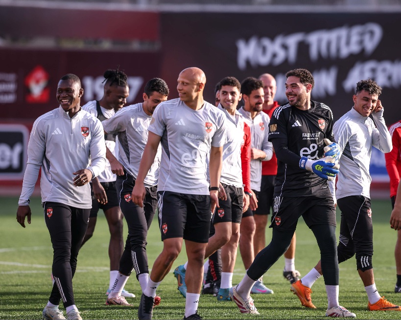 مران الأهلي| الفريق يختتم استعداداته لمباراة الإسماعيلي