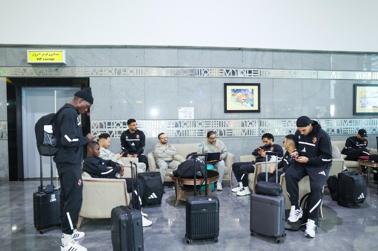 دوري أبطال إفريقيا| توافد بعثة الأهلي إلى مطار القاهرة للسفر لتونس