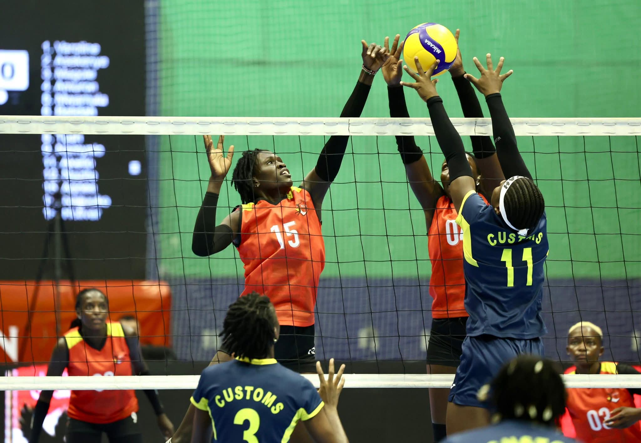 بطولة إفريقيا لسيدات الطائرة| هيئة الجمارك النيجيري يفوز على كامبالا الأوغندي