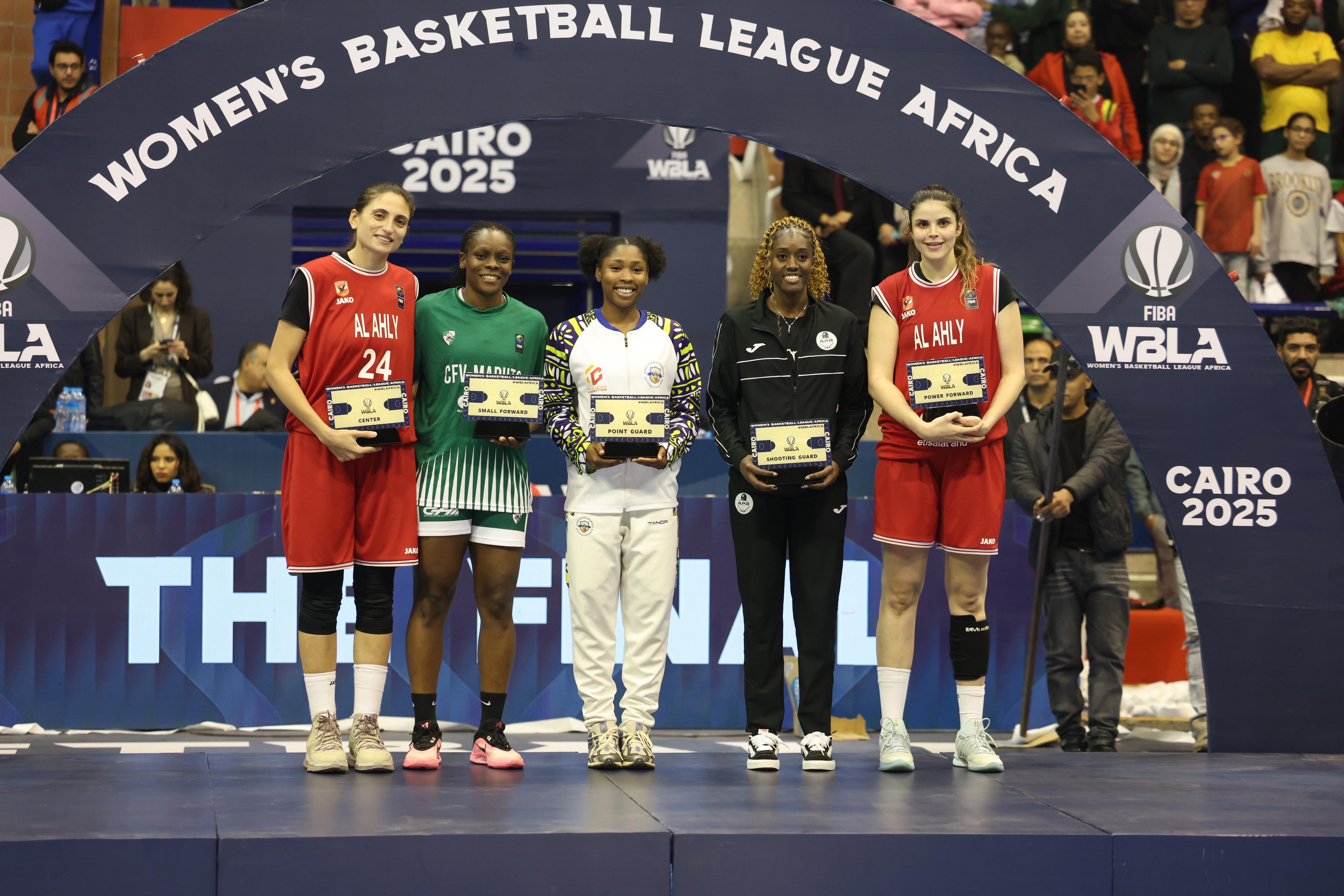 Al Ahly’s women basketball team dominate WBLA individual awards