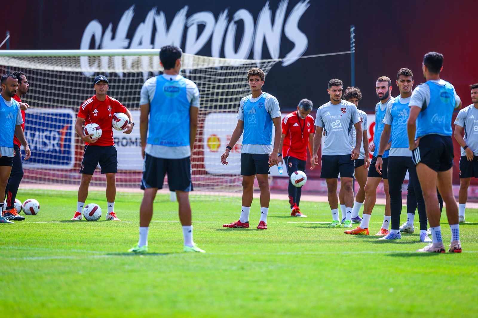 L’équipe poursuit son entraînement en préparation du match contre Pharco