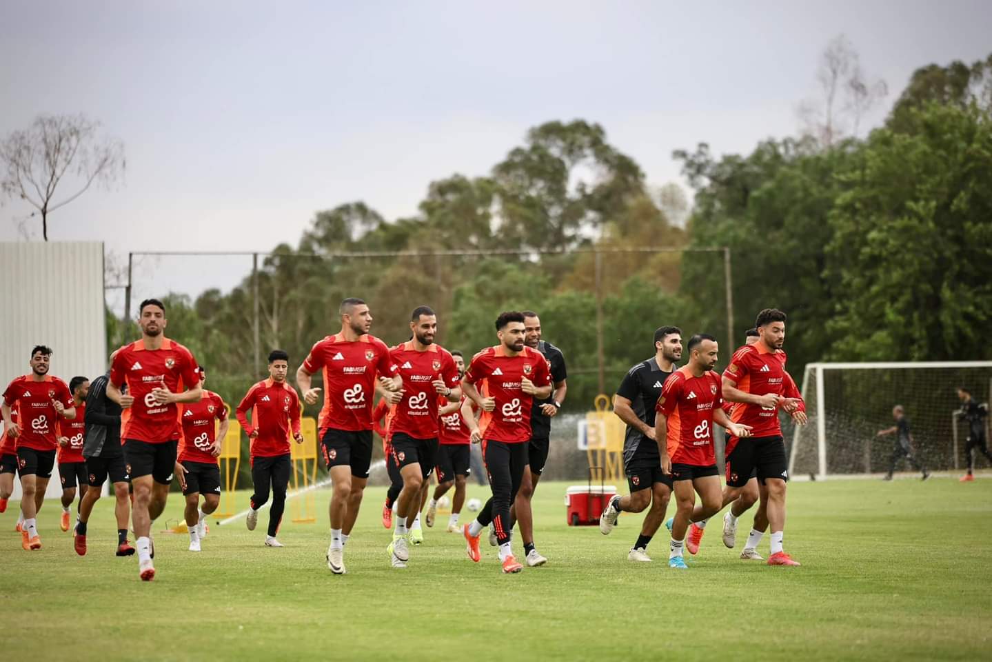 مران الفريق في جنوب إفريقيا