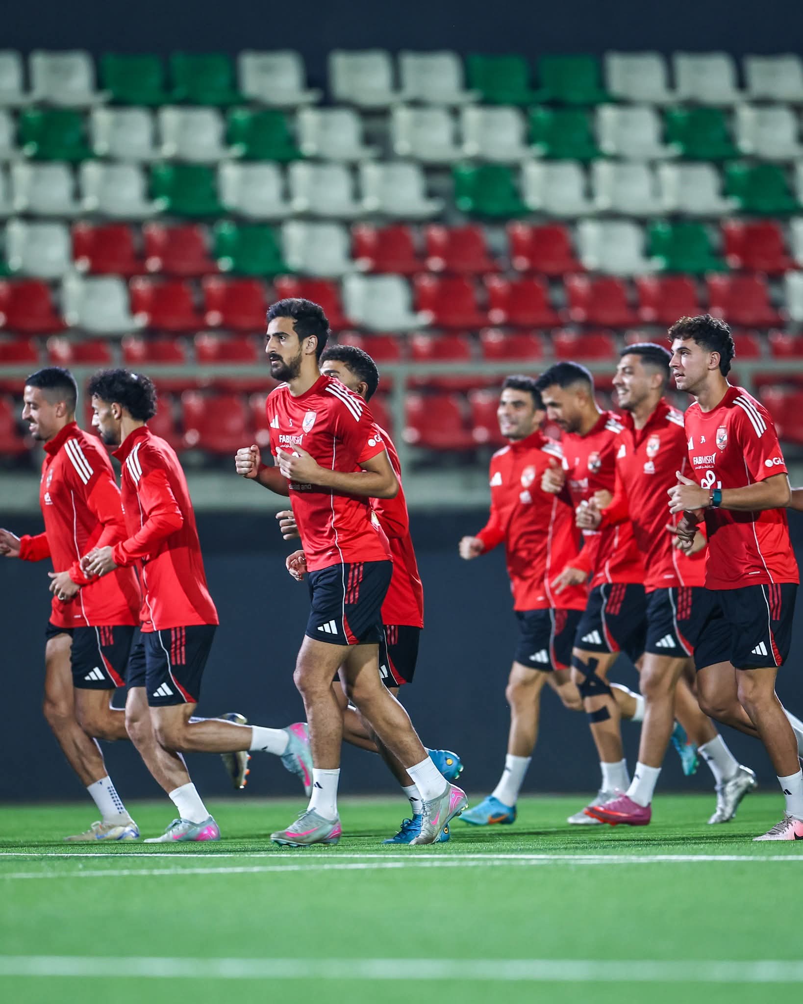 دوري أبطال إفريقيا| الأهلي ينهي مرانه الأول في بوروندي وسط هطول غزير للأمطار