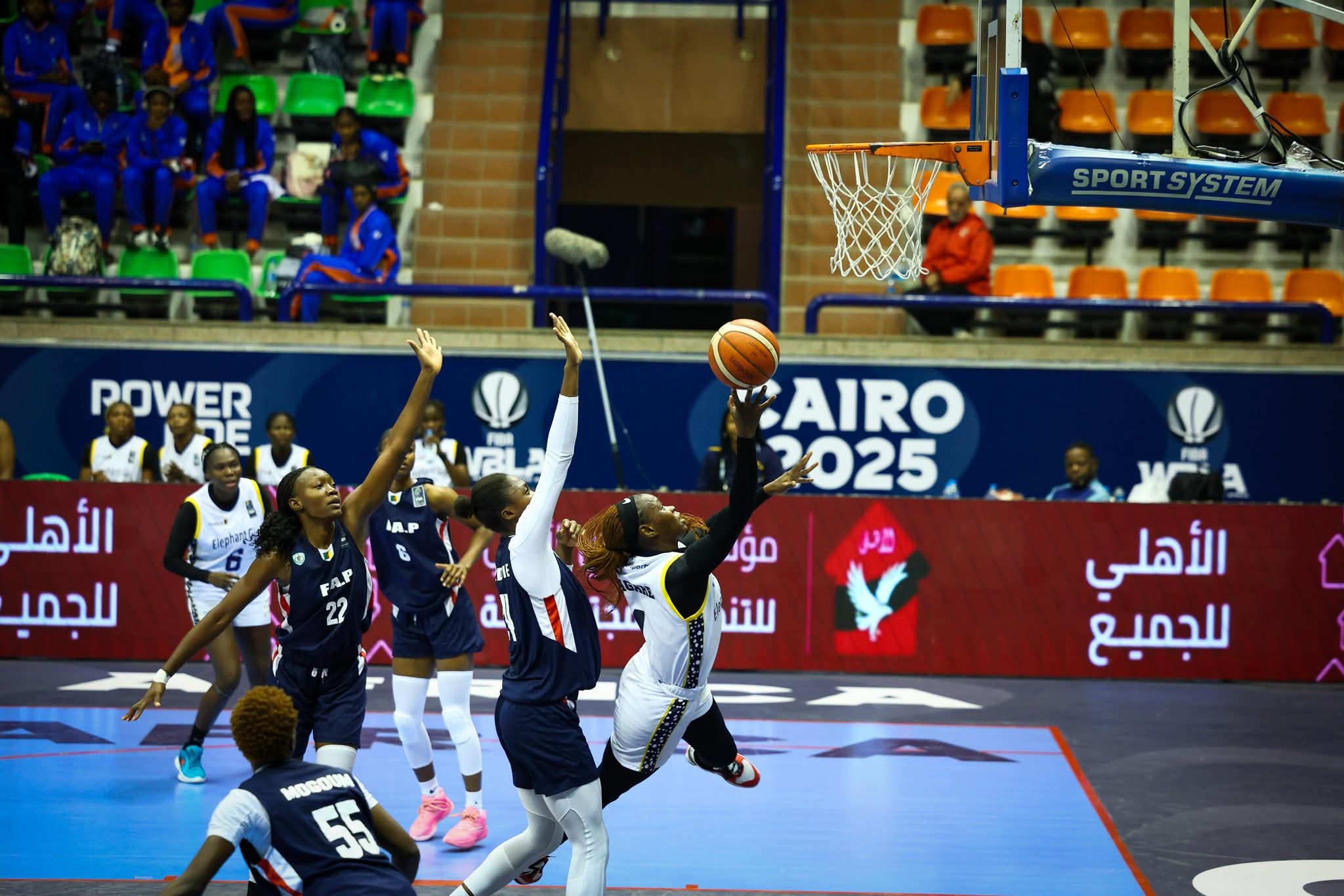 بطولة إفريقيا لسيدات السلة| فاب الكاميروني يفوز على فيرست بنك النيجيري