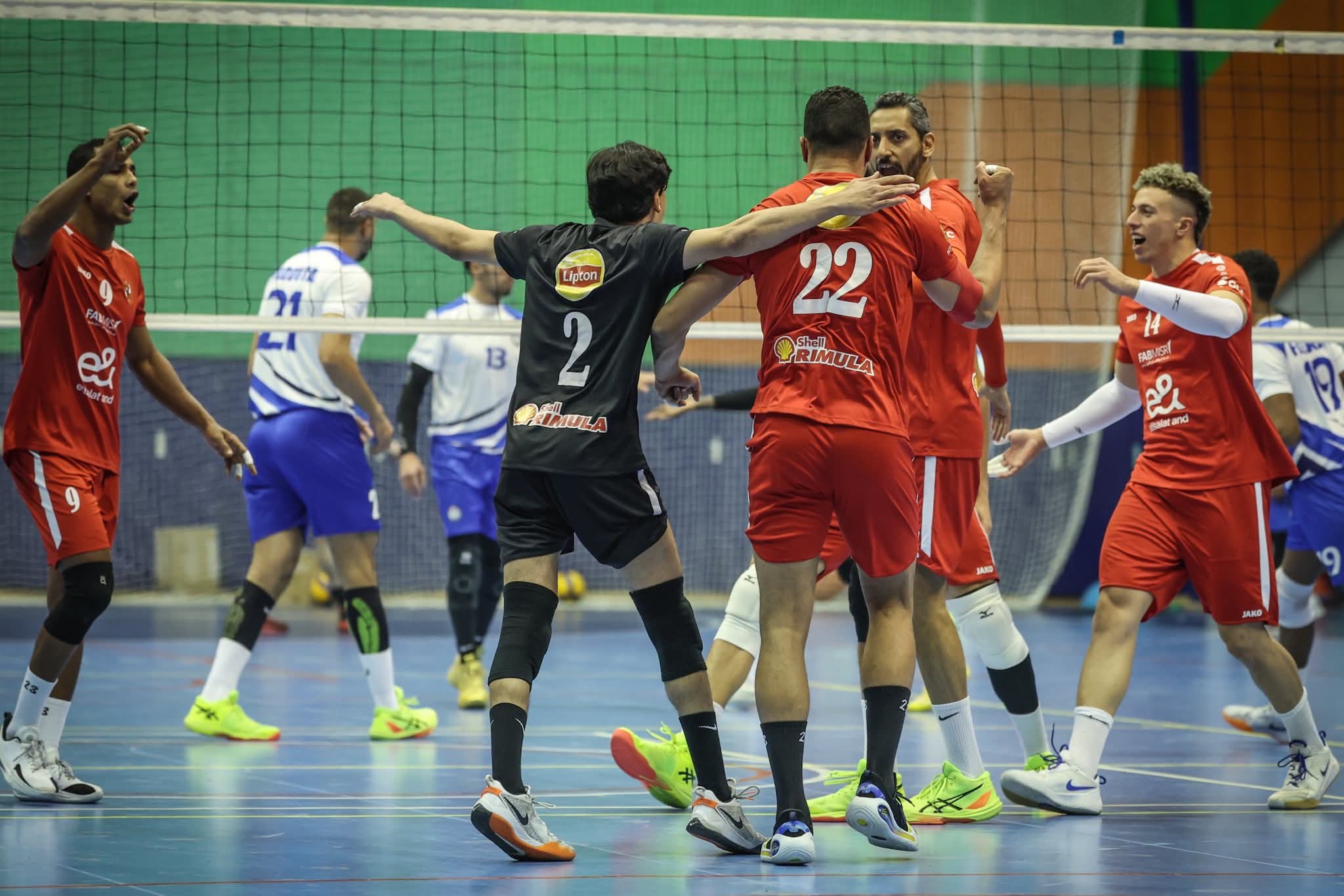 «رجال طائرة الأهلي» يفوز على سموحة في دوري المرتبط