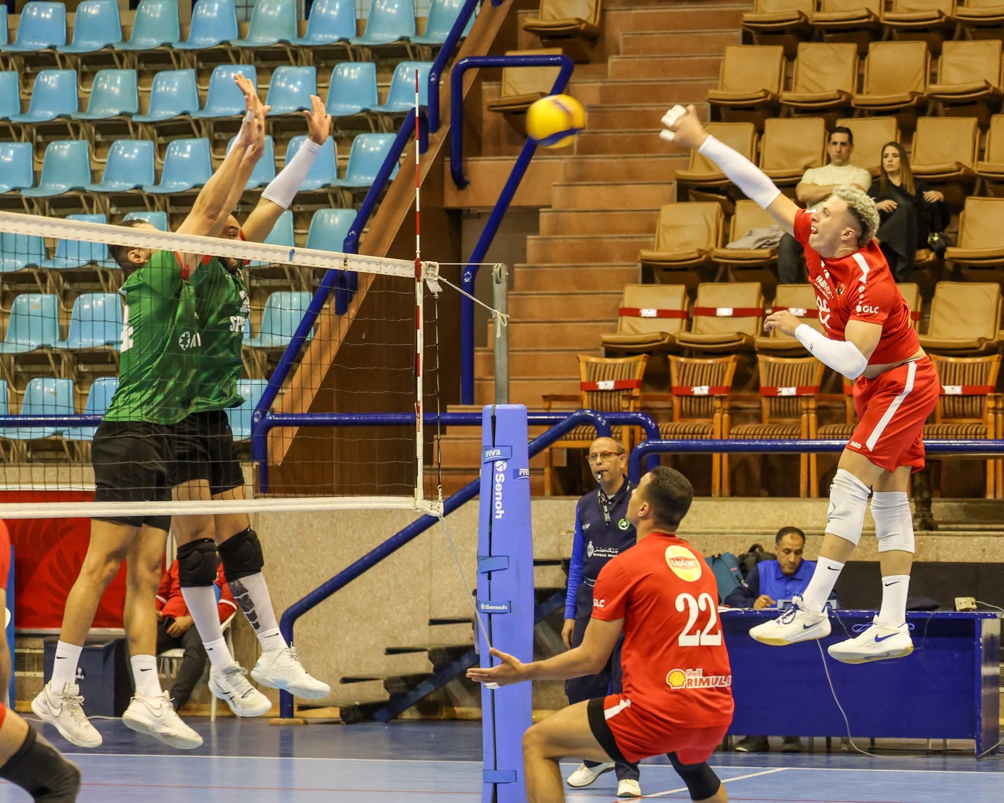 «رجال طائرة الأهلي» يفوز على سبورتنج في دوري السوبر