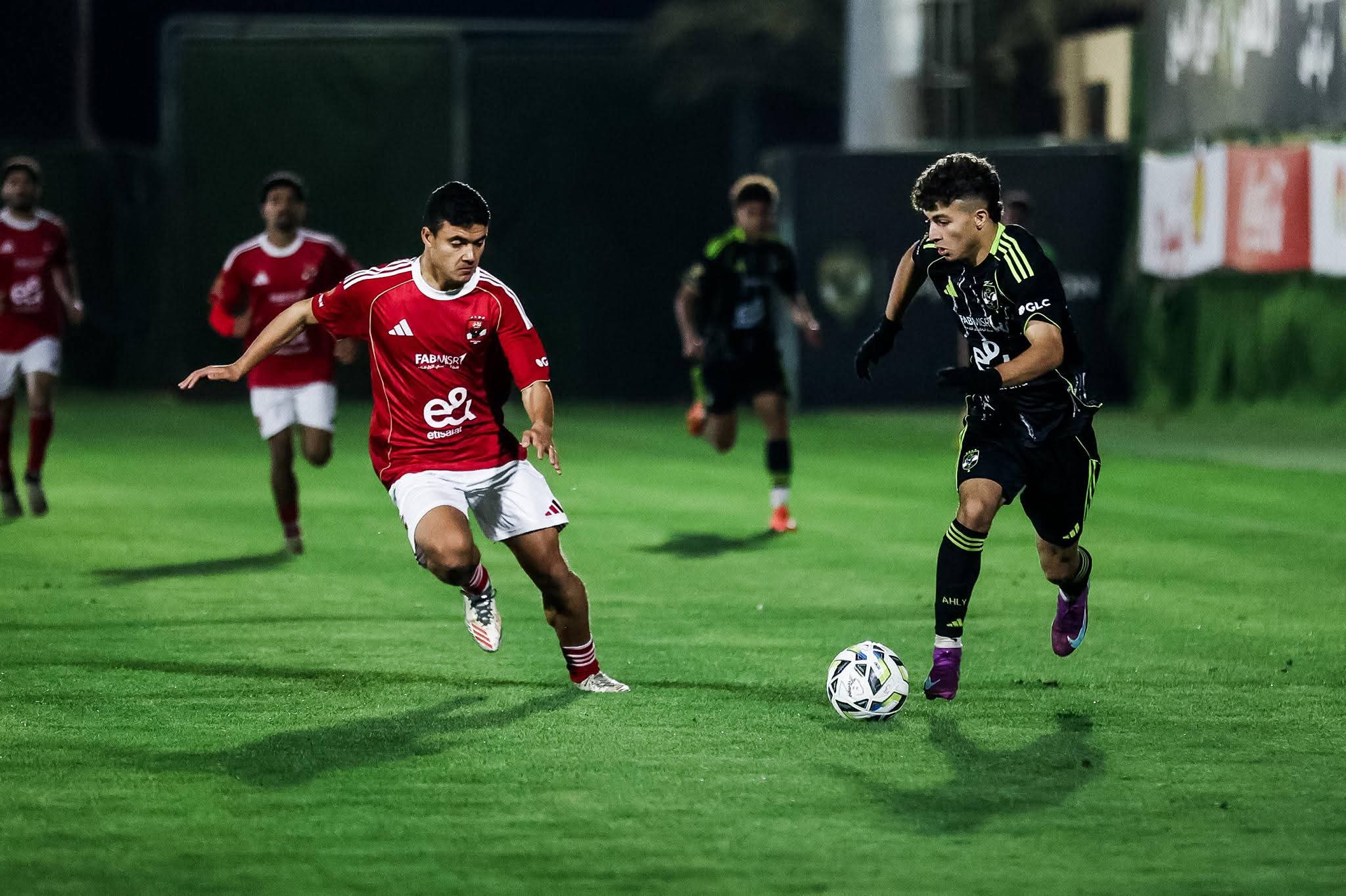 «أهلي 2008» يفوز على «أهلي 2007» بثنائية في مباراة ودية