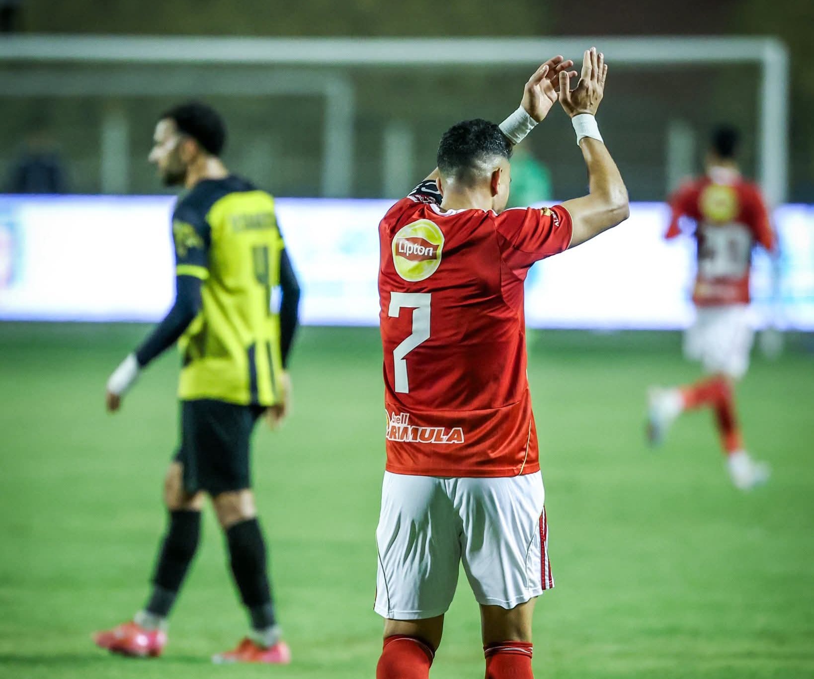 الدوري الممتاز| الأهلي يتقدم بهدف نظيف على المقاولون في الشوط الأول