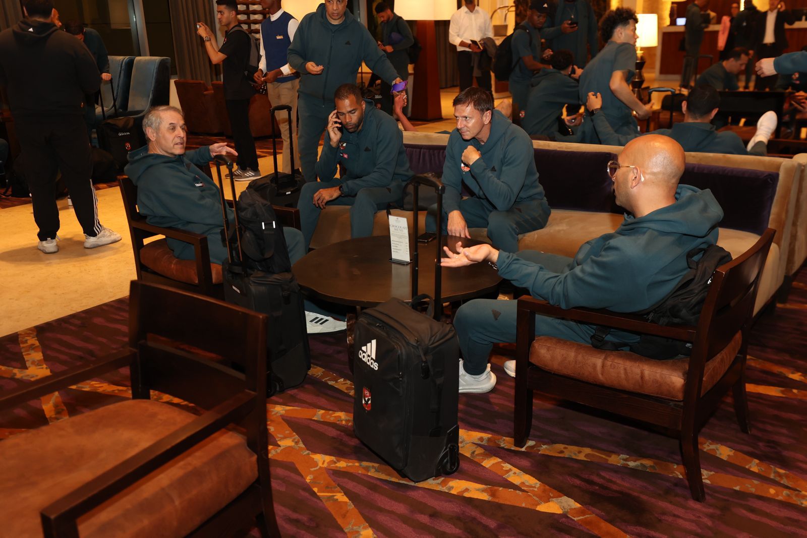 LDC CAF| La délégation d'Al Ahly arrive dans un hôtel près de l'aéroport d'Accra
