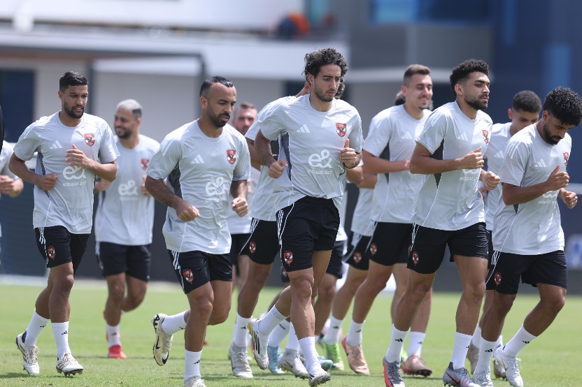 Al Ahly achève sa troisième séance d'entraînement à Miami