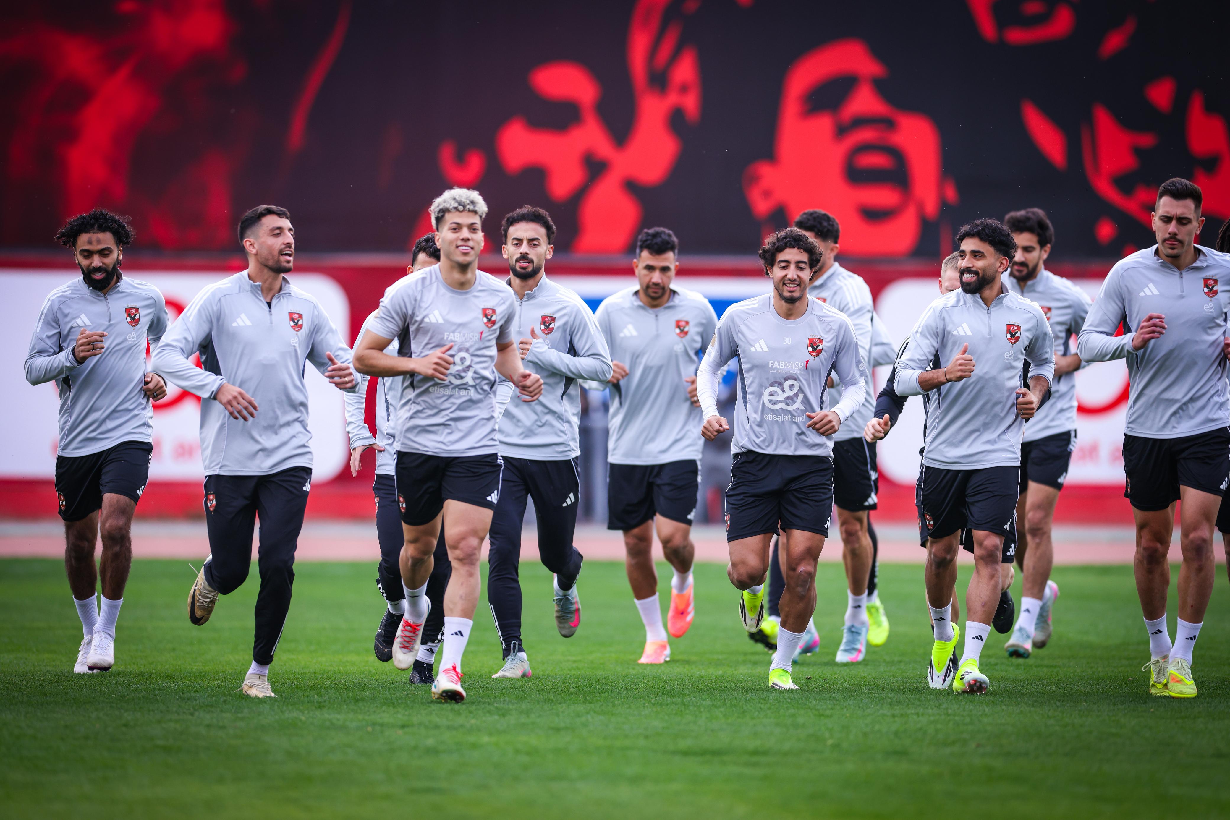 مران الأهلي| الفريق يواصل الاستعداد لمباراة يانج أفريكانز