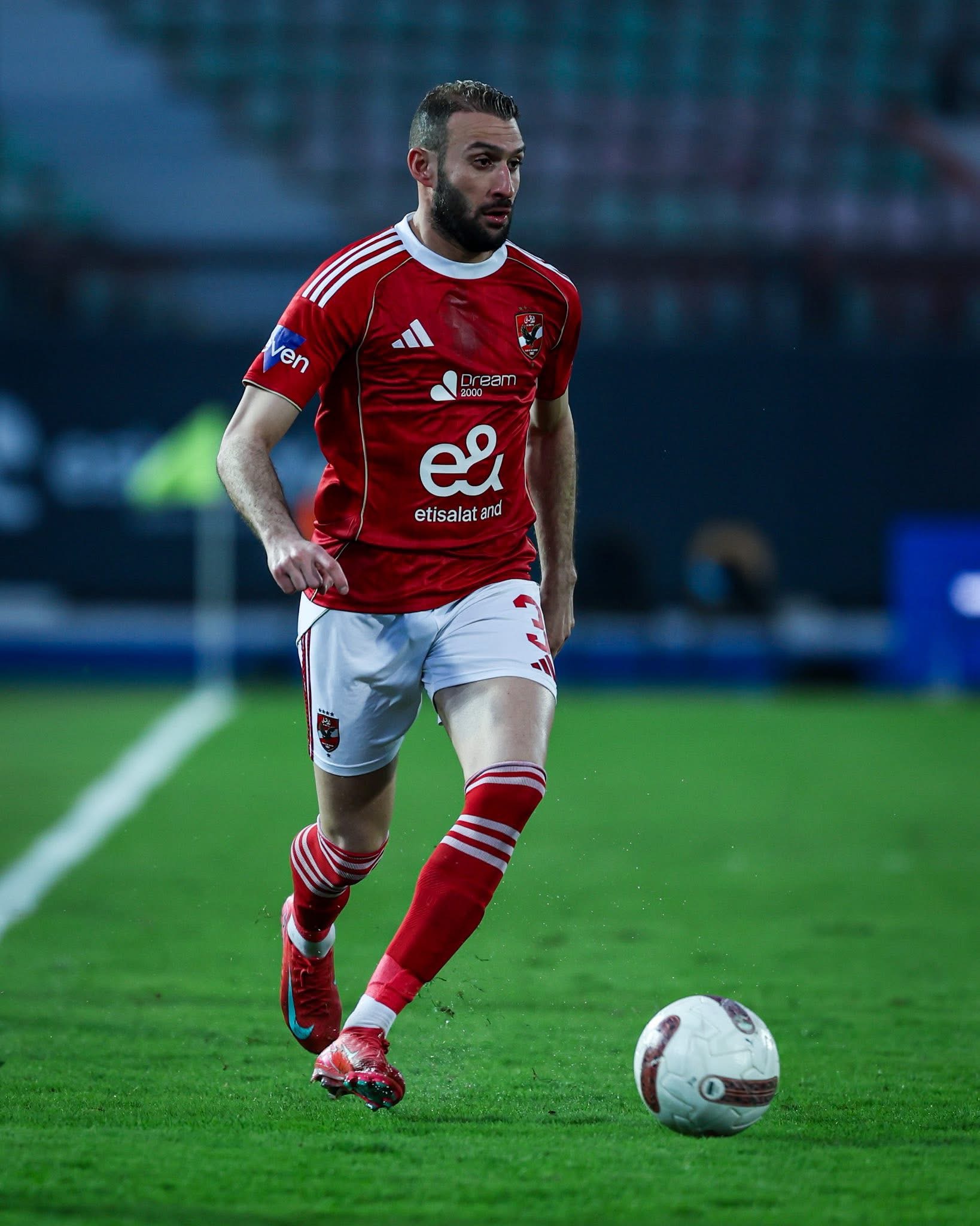 كأس مصر| الأهلي بتقدم بهدف نظيف على المصرية للاتصالات في الشوط الأول