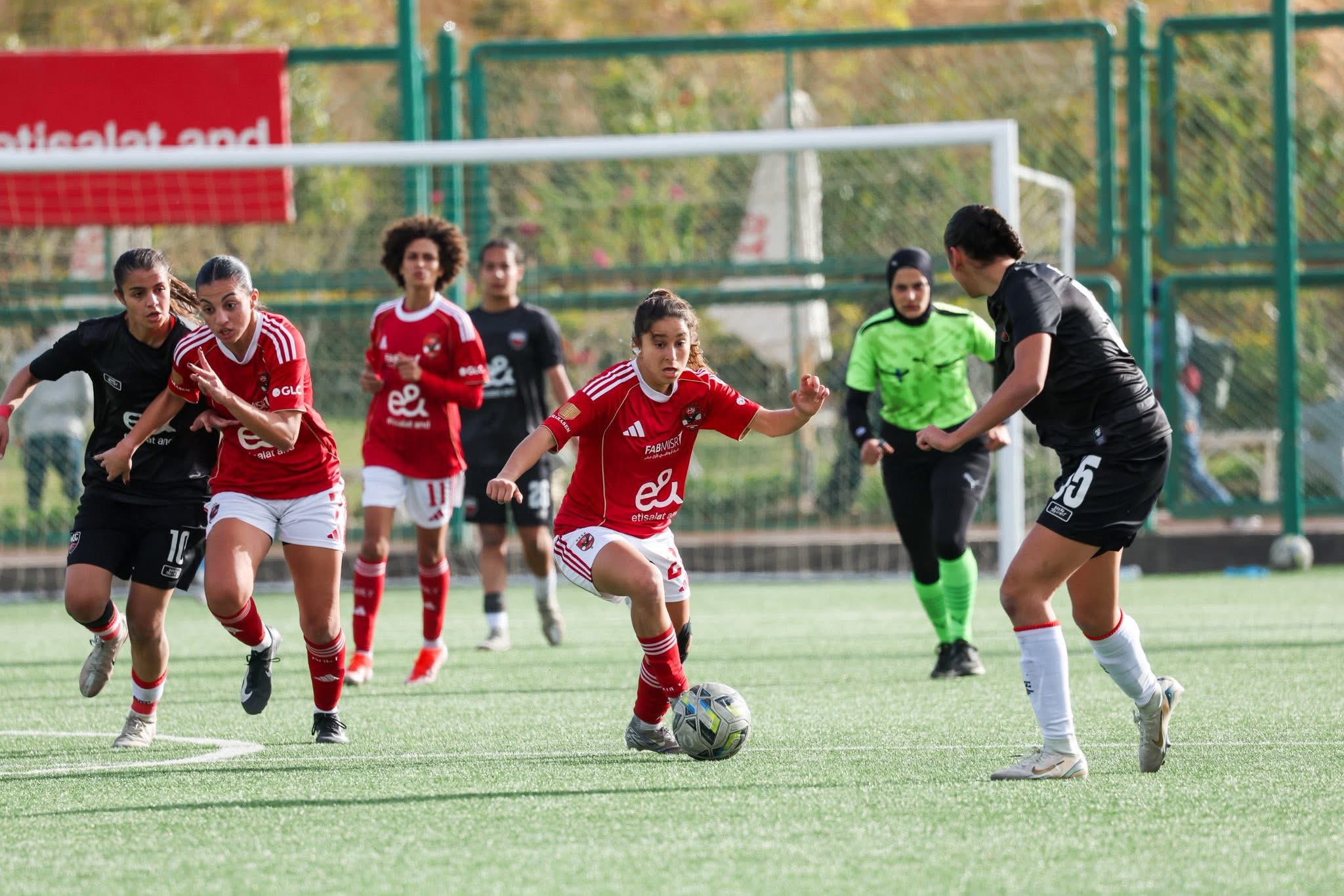 «كرة الأهلي النسائية»  يفوز على بالم هيلز بثمانية أهداف في الدوري