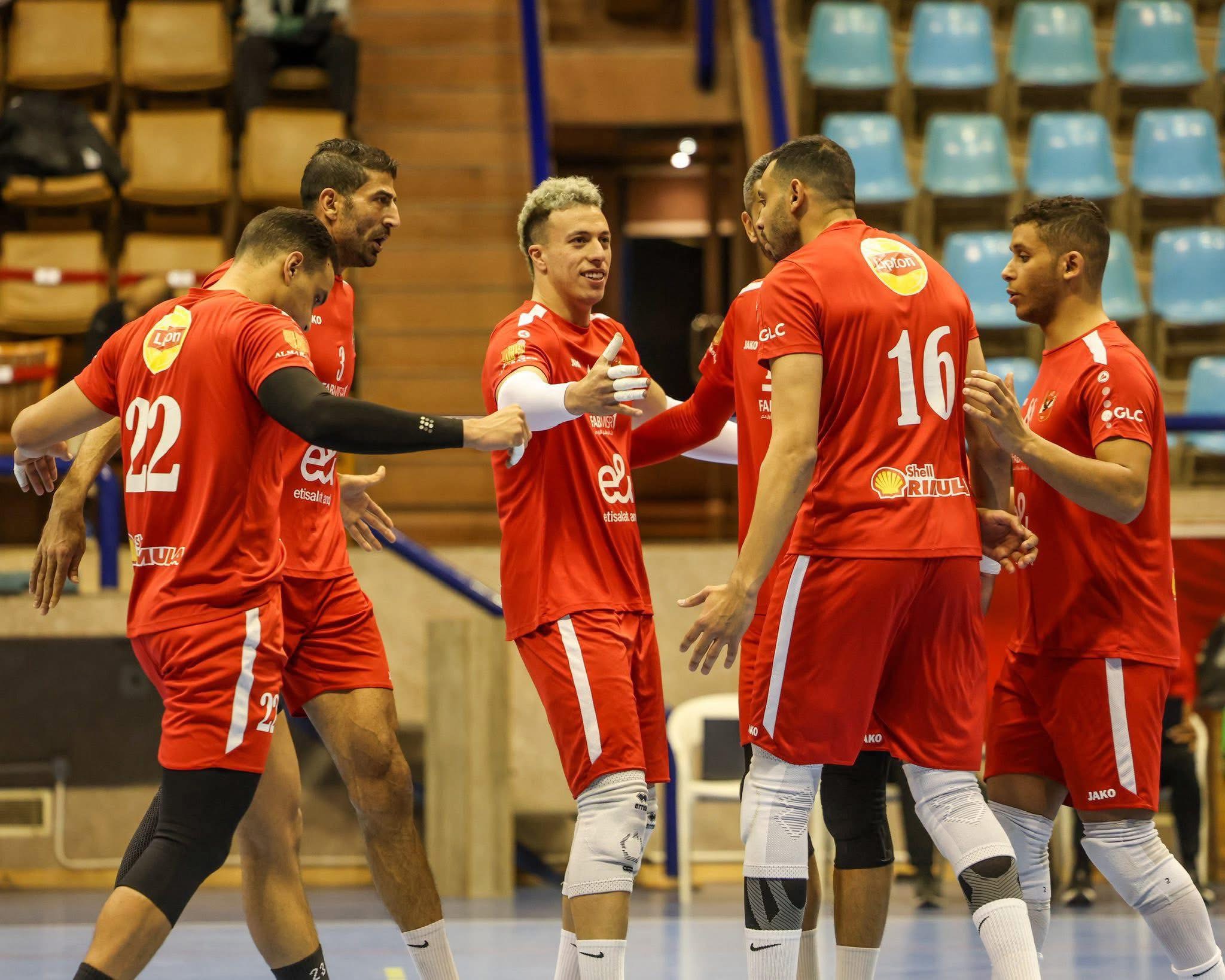 «رجال طائرة الأهلي» يفوز على سموحة في دوري السوبر