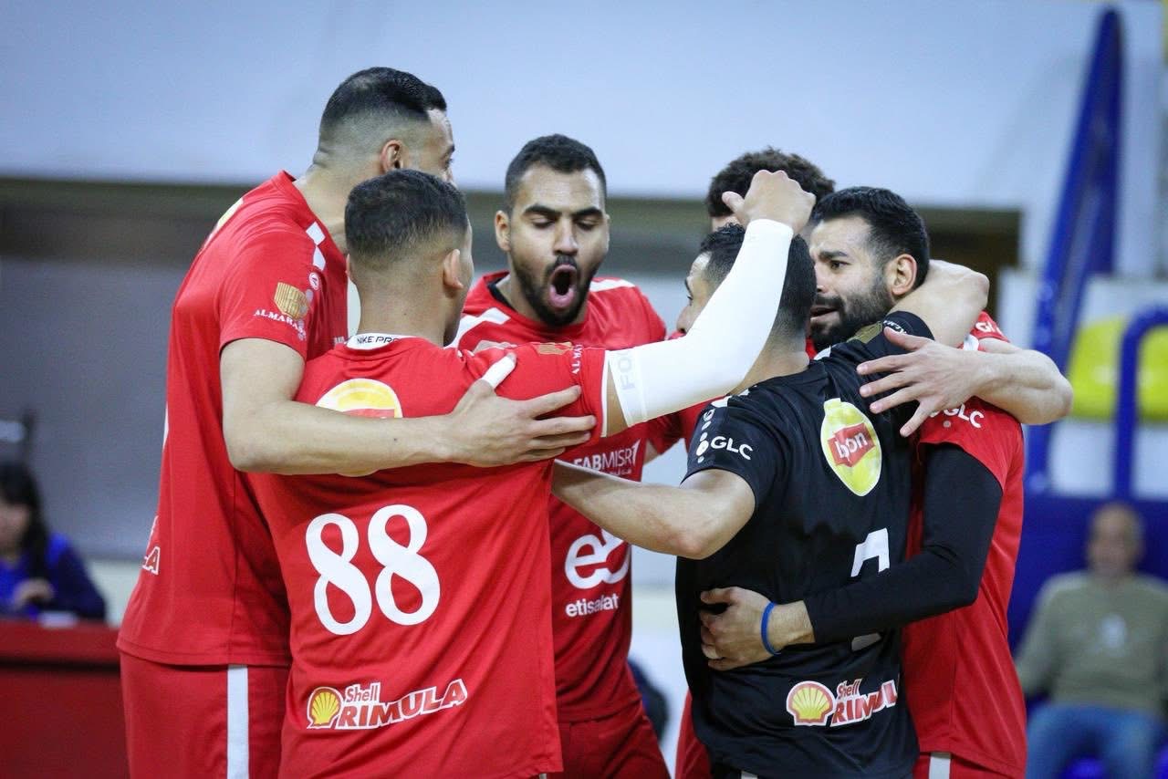 «رجال طائرة الأهلي» يفوز على الجزيرة في دوري السوبر