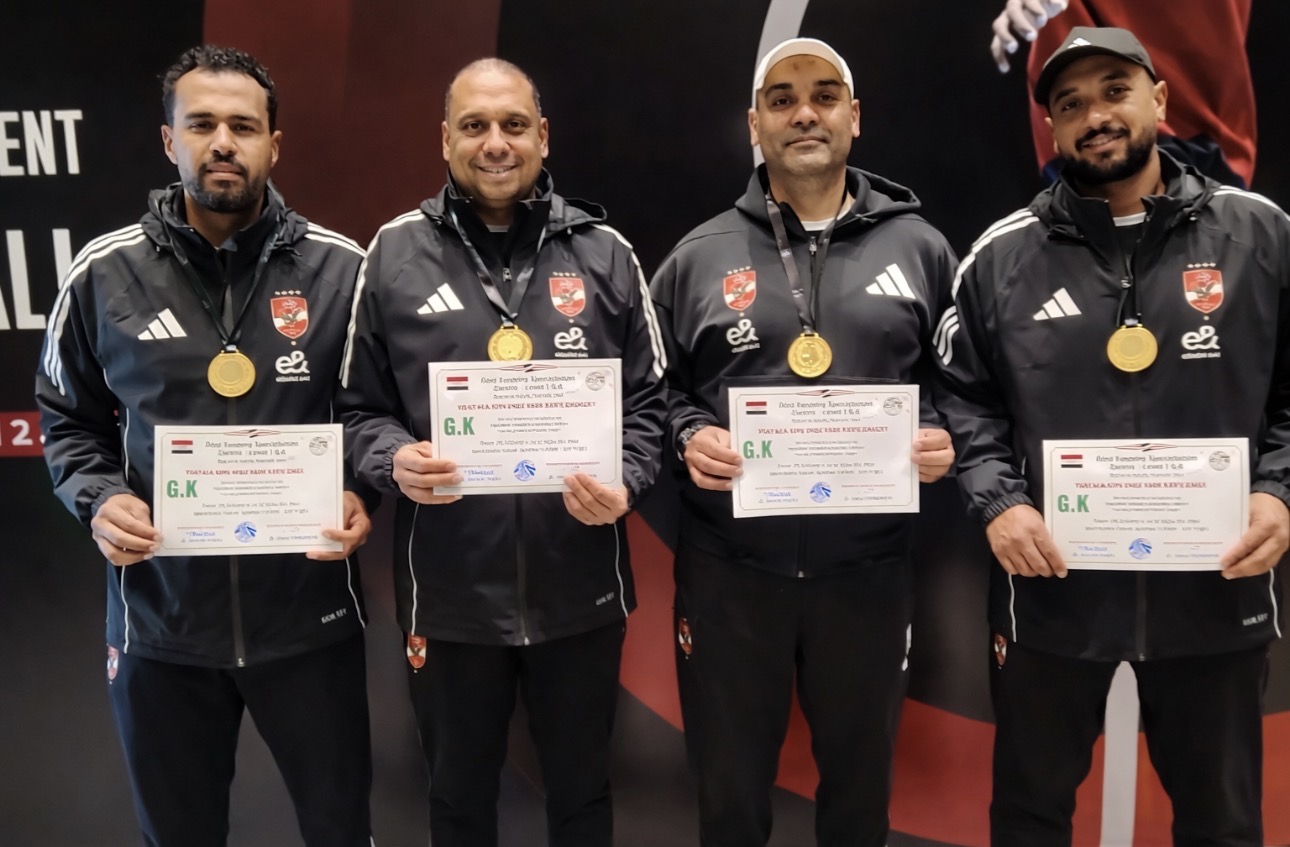 مدربو حراس المرمى في قطاع الناشئين يجتازون دورة اتحاد الكرة المتطورة