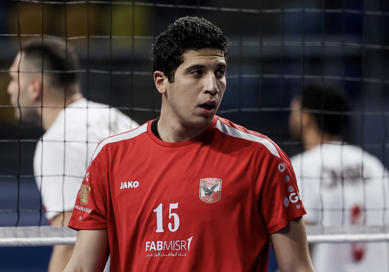 «رجال طائرة الأهلي»| عبد الرحمن سعودي: التتويج بالكأس دافع قوي قبل بطولة إفريقيا