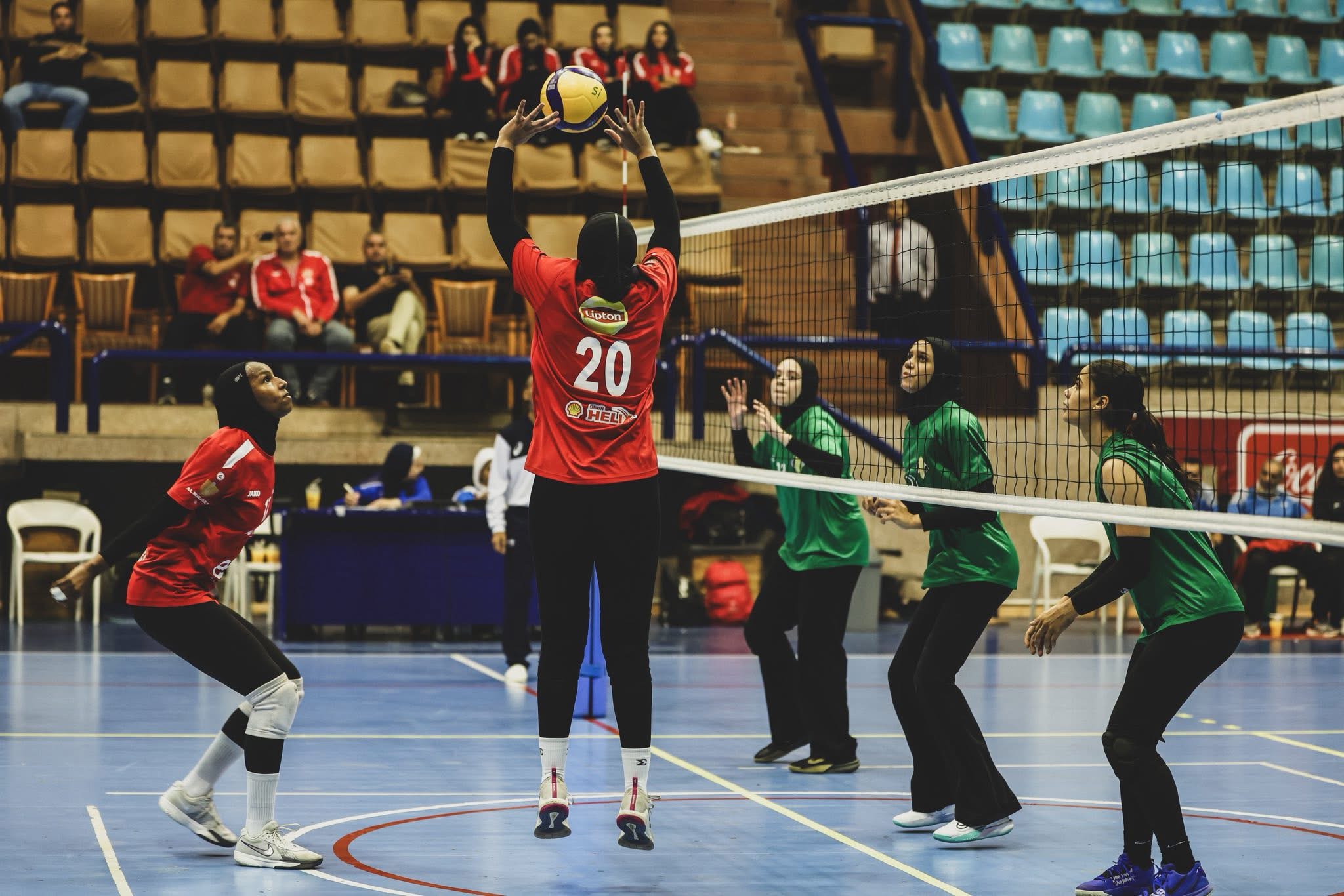 «سيدات طائرة الأهلي» يفوز على الجزيرة في دوري المرتبط