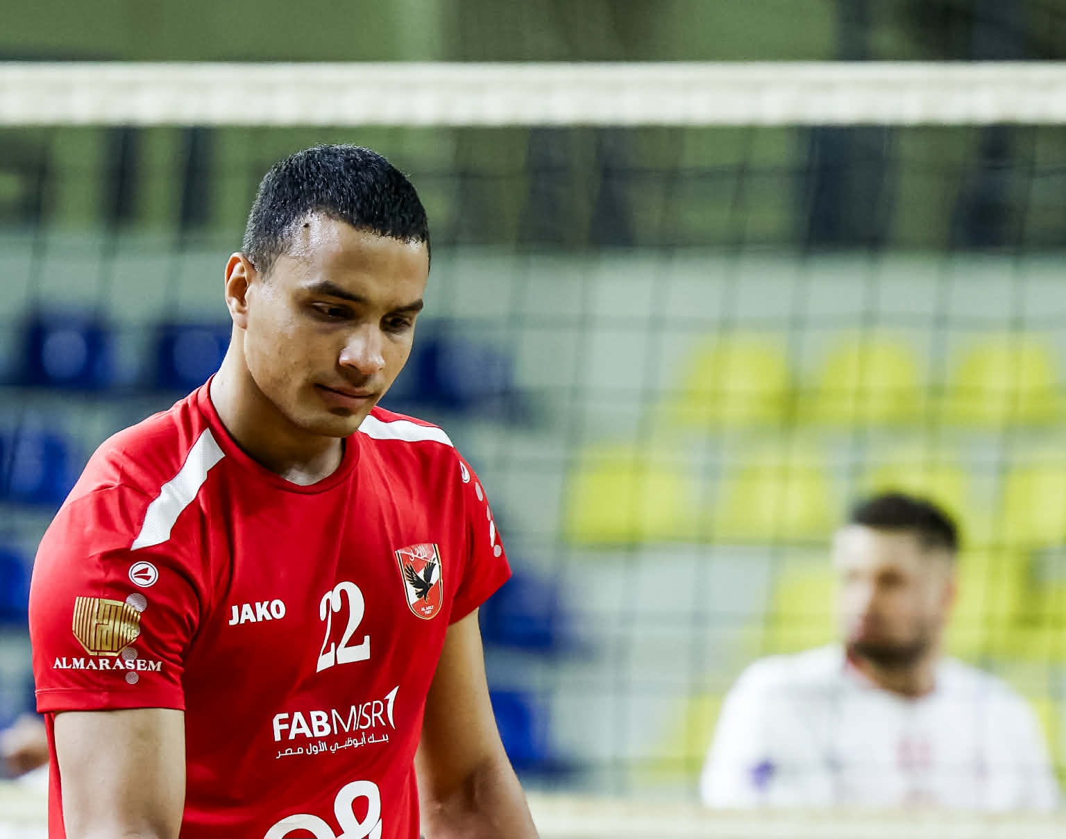 رجال طائرة الأهلي| إصابة أحمد عزب بمزق في عضلة السمانة