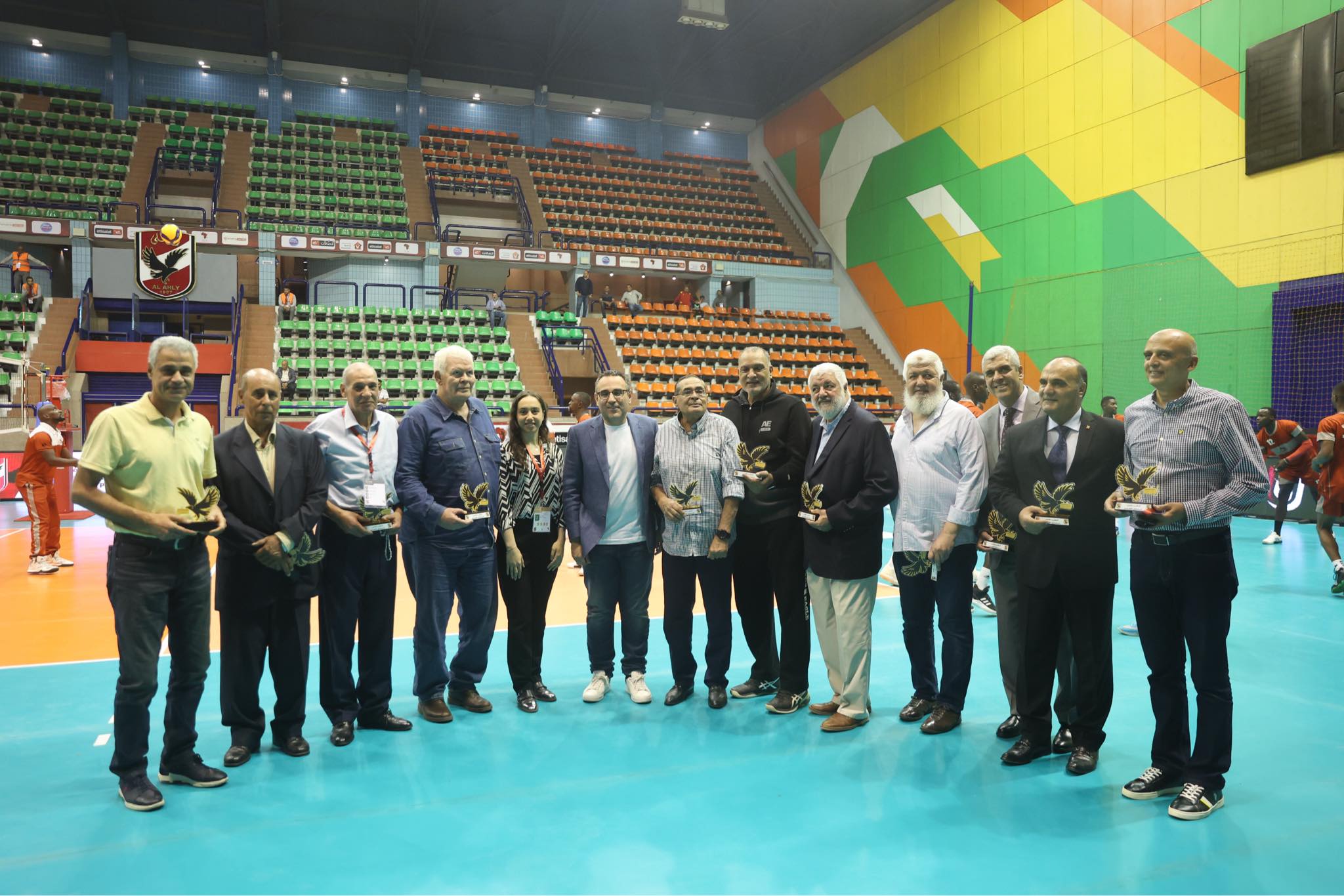 بطولة إفريقيا للكرة الطائرة| تكريم 11 لاعبًا من قدامى الأهلي