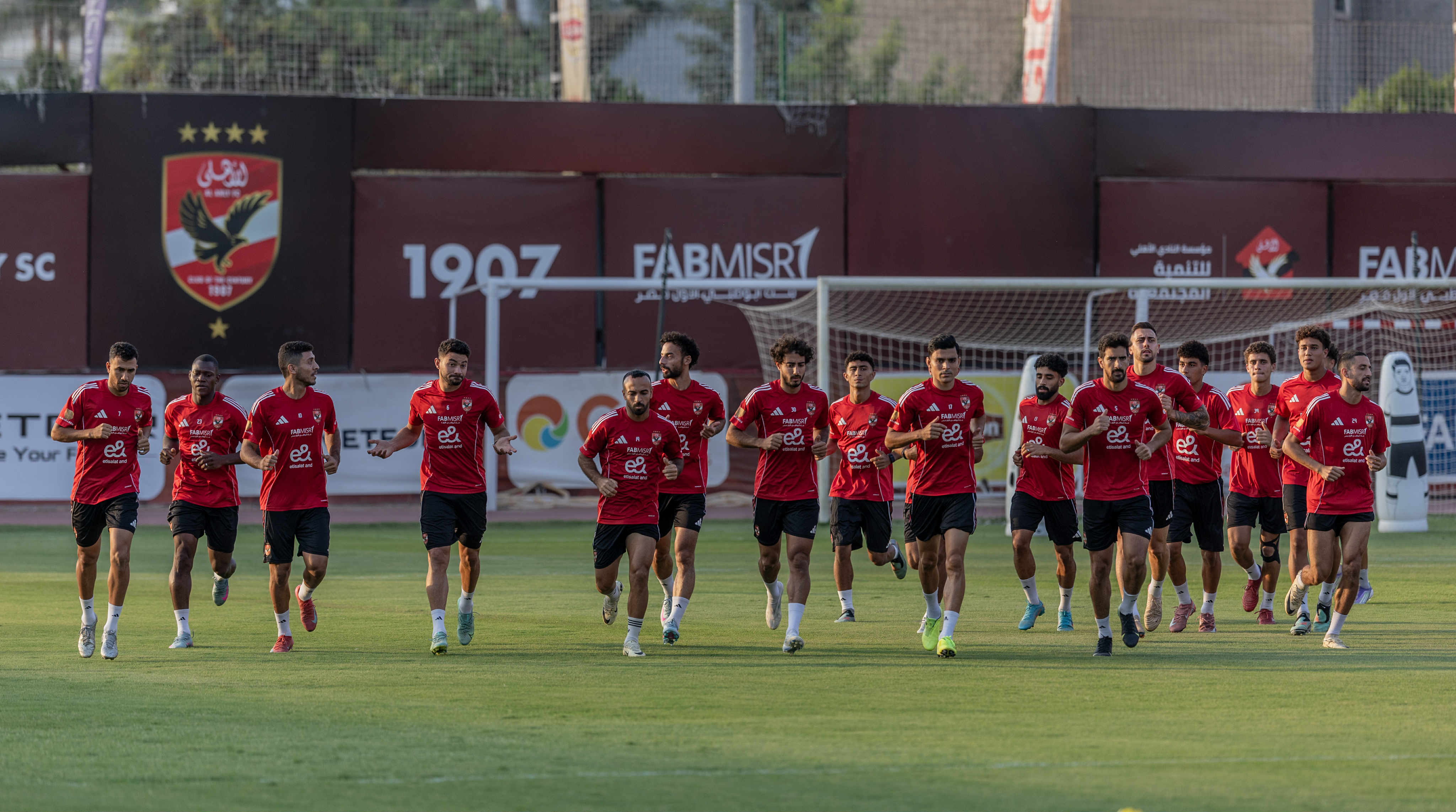 Al Ahly ouvre son entraînement aux médias avant le choc contre JS Kabylie