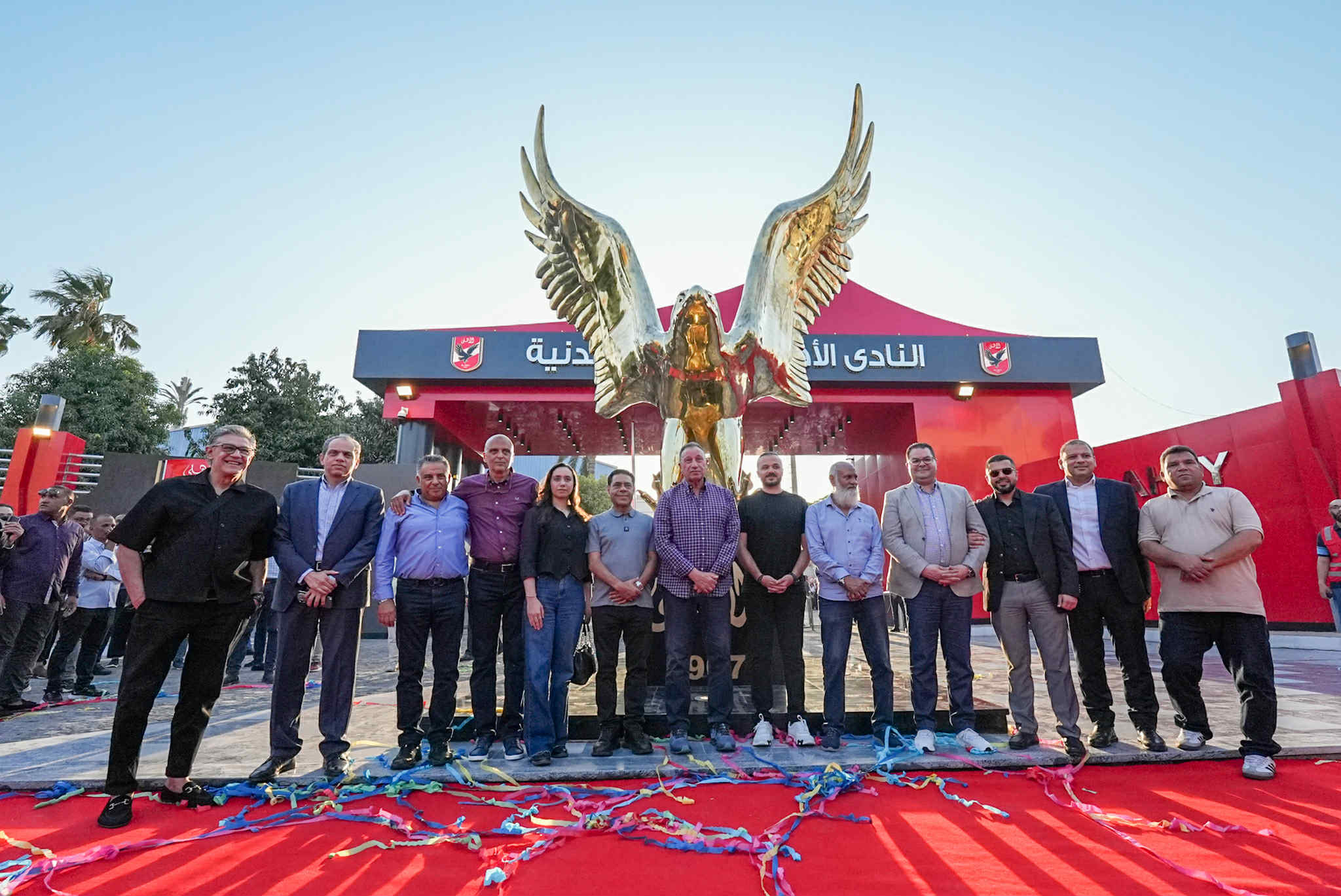 Le conseil d’administration inaugure la nouvelle porte d’entrée au siège d’Al-Gezira