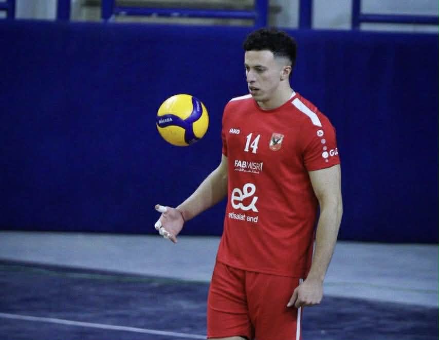 رجال طائرة الأهلي| الأشعة تثبت إصابة سيف عابد بقطع في الرباط الصليبي