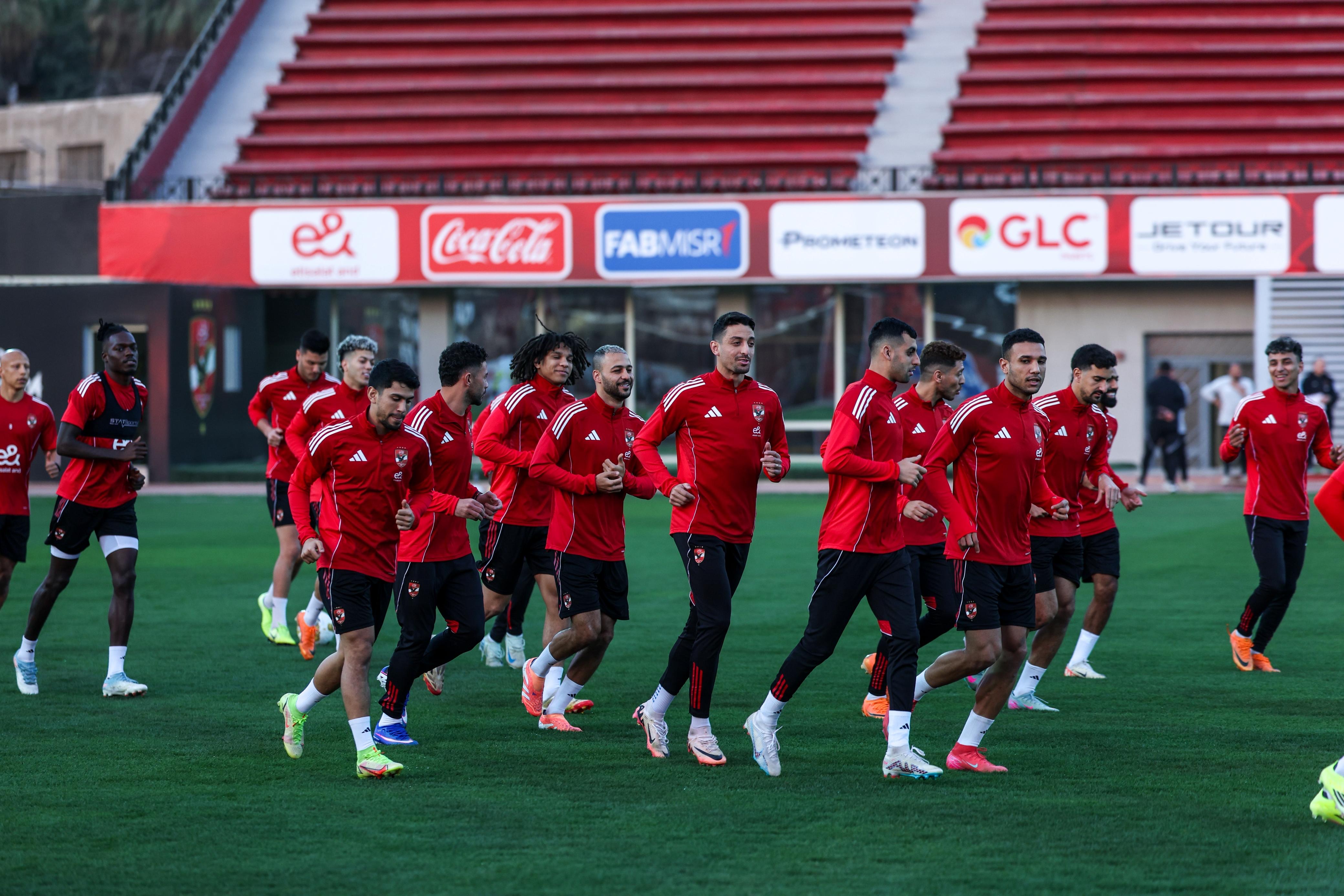دوري أبطال إفريقيا| الأهلي يختتم تدريباته استعدادًا لمباراة الجيش الملكي المغربي